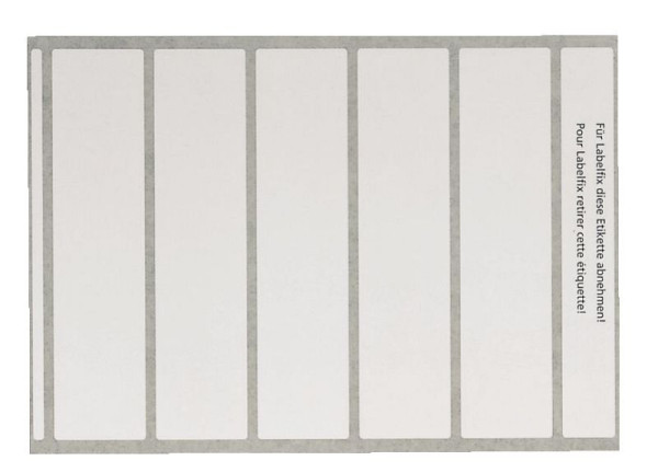 LEITZ 6652 Beschriftungsetikett OCplus, Laser- und Tintenstrahldrucker, 500 Stück, weiss, 6652-00-01