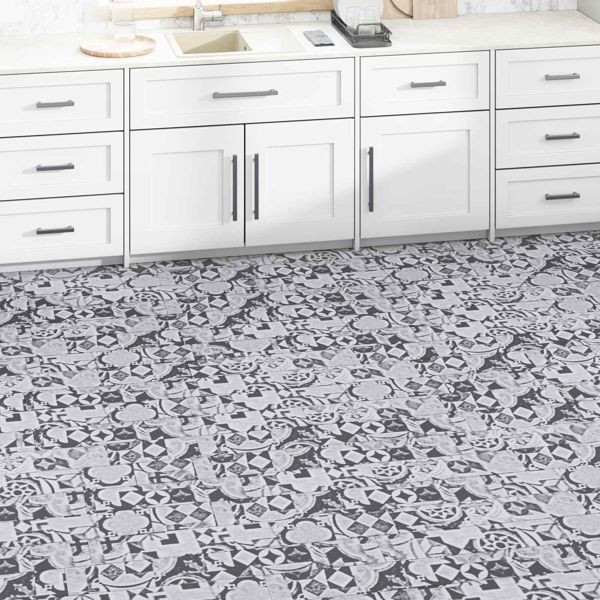 vidaXL Bodenplanken 36-teilig Grau 5,02 m² PVC, 42046287