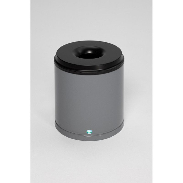 STEIN HGS Papierkorb feuersicher, Silber (ähnl. DB 701), 30 l, 82080.0021