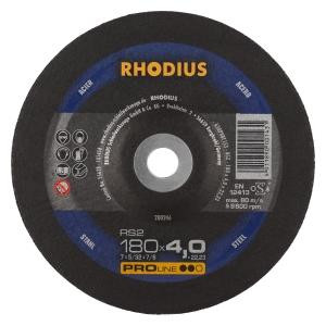 Rhodius PROline RS2 Schruppscheibe, Durchmesser [mm]: 180, Stärke [mm]: 4, Bohrung [mm]: 22.23, VE: 10 Stück, 200246