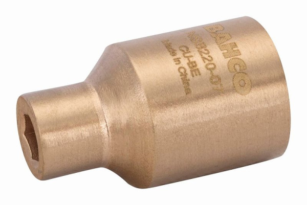 Bahco Steckschlüssel-Einsatz 1/2", funkenfrei, Berylliumkupfer, 6 mm, NSB220-06