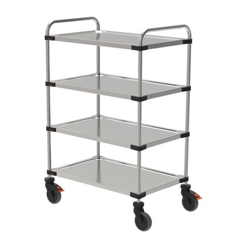 Rieber Servierwagen 850 - 4 Borde montiert, 88025010, 4007537083694