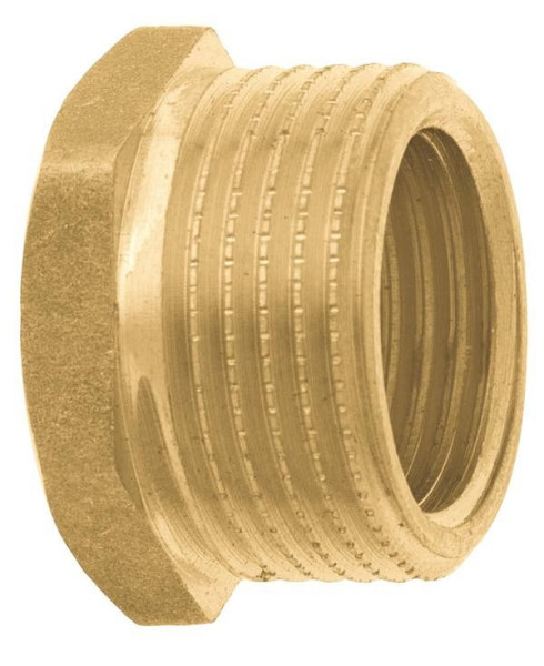 GEKA Reduzierstück, IG G 1/4" x AG G 3/4" MS mit Sechskant, VE: 10 Stück, 73.4103