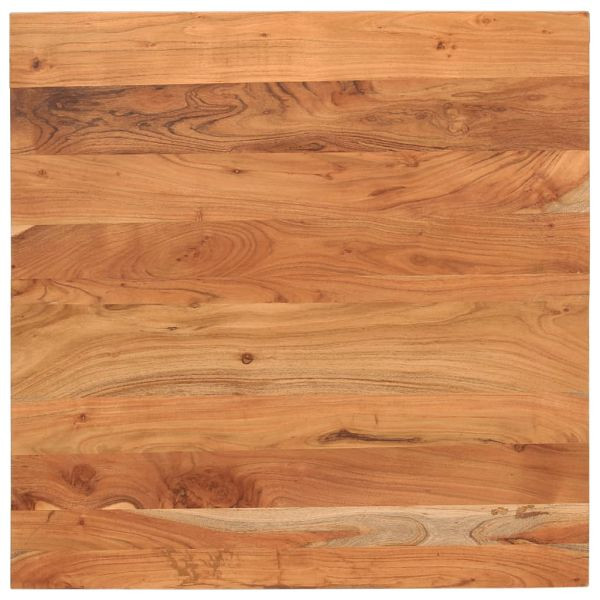 vidaXL Tischplatte 90x90x2,5 cm Quadratisch Massivholz Akazie, 370942