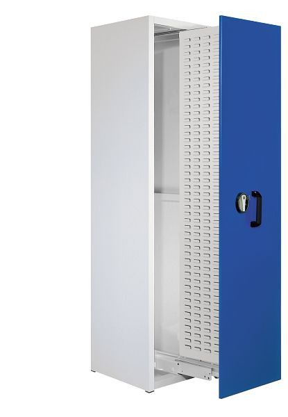 Kappes RasterPlan Zugwagenschrank RAL 7035/5010, 2000 x 590 x 600 mm, 1 Auszug Schlitzplatte, 1912.00.0816