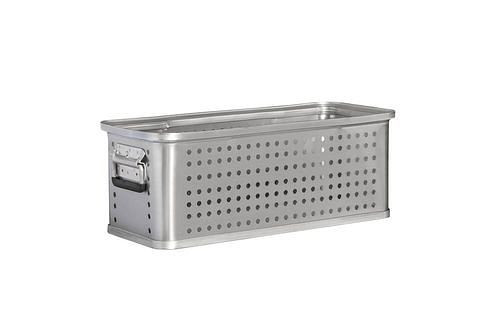 DENIOS Transportkasten aus Aluminium, ohne Deckel, Größe 5-0, 305138