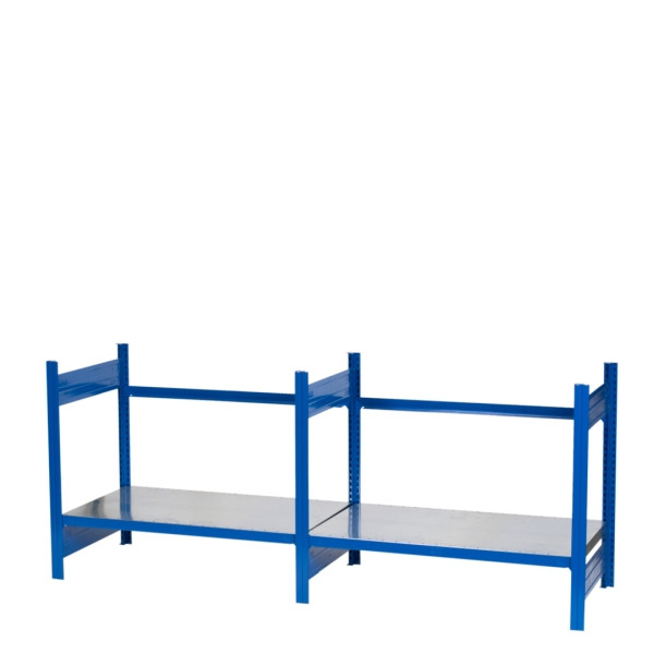 BITO Arbeitstisch AT2K, ohne Arbeitsplatte RAL5010, Set, 12676