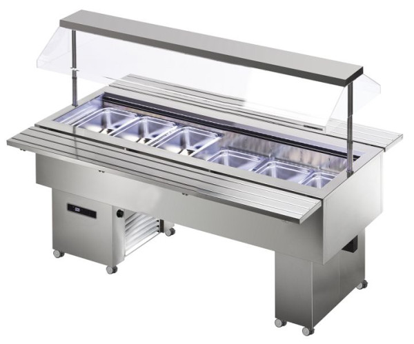 KBS Salatbar Isola 6M VT Inox, Temperaturbereich (°C): +4 bis +10, 23500158, 4059395003857