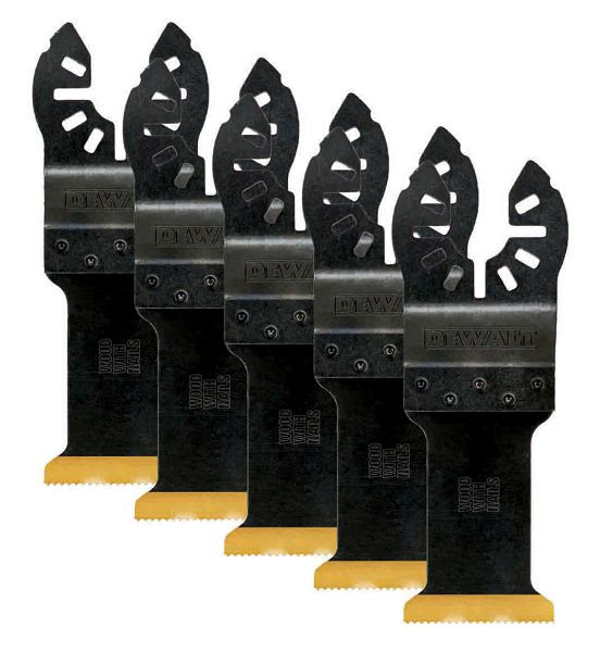 DeWalt Multi-Tool Sägeblatt Met 43x30mm, VE: 5 Stück, DT20727-QZ