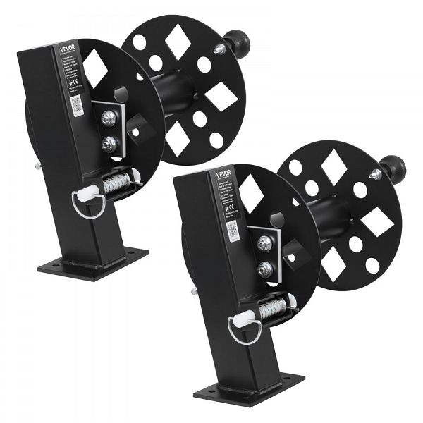 VEVOR 2 Stk. Schweißkabeltrommel, für 38,1m 70mm² & 45,1m 50mm² Schweißschlauch, manuelle Stahlrolle mit Sicherungsstift, HJDLJPZXDHJJAM484001V0