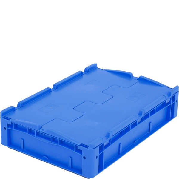 BITO Eurostapelbehälter XL Deckel/Kufe /XLD64121D 600x400x120 blau, Deckel Doppelboden, C0292-0021