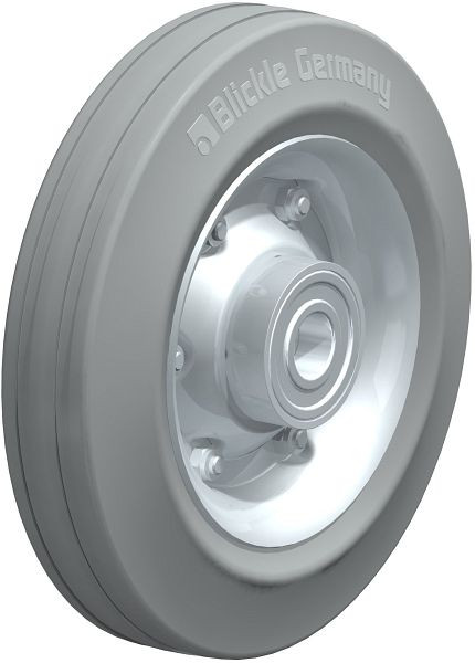 Blickle V 200/20K-SG Rad aus Vollgummi, Grau, 100297