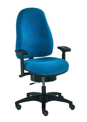 SITWELL LADY SITWELL, blau, Bürostuhl ohne Armlehnen, PM-67.100-M-80-106-00-44-10