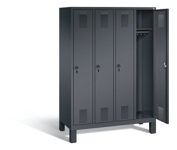 C+P Spind Evolo, H1650xB1190xT500mm, Farbe: Schwarzgrau, 480106-40 S10020