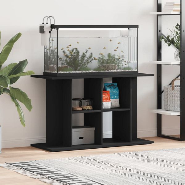 vidaXL Aquariumständer Schwarz 100x40x60 cm Holzwerkstoff, 833584