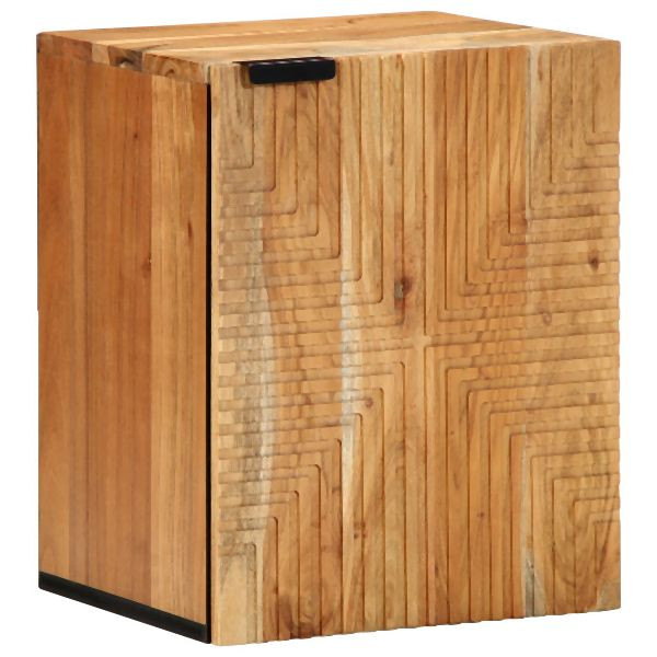 vidaXL Badezimmer Hängeschrank 38x33,5x48 cm Massivholz Akazie, 4017776
