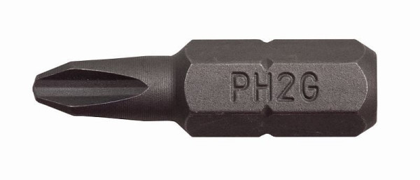 Bahco 1/4" Bits, 25 mm, PH 2, 3er Pack (für Schnellbauschrauben), 59S/PH2G-3P