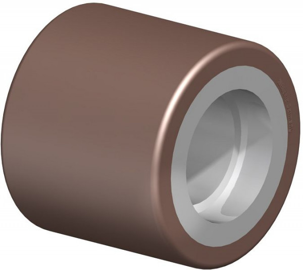 Blickle RK-HB 080x070/47x14-70-Z Rad aus Blickle Besthane®, Braun, 745355