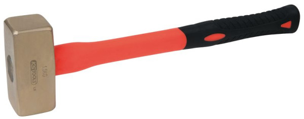 KS Tools BRONZEplus Fäustel 1000 g, mit Fiberglasstiel, 963.2061