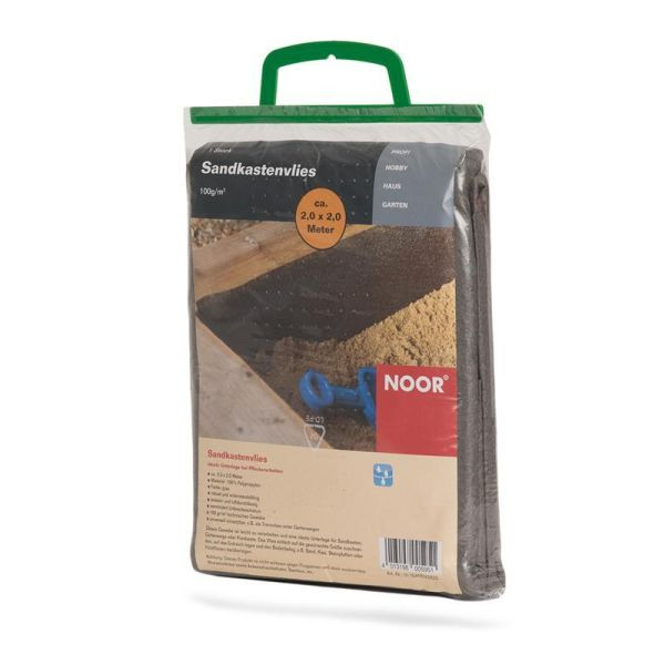 NOOR Sandkastenvlies 2 x 2m grau Vlies für Sandkasten, 011SAND22X22