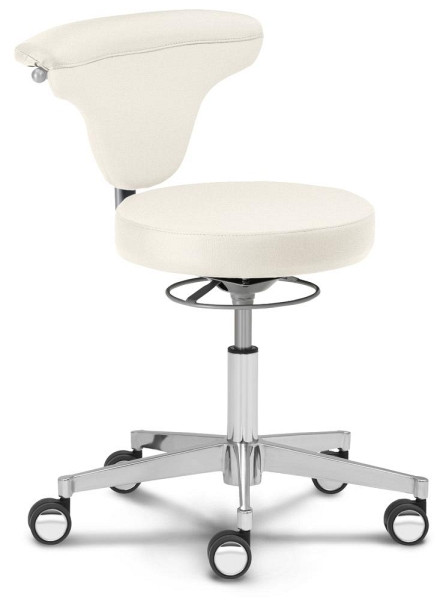 Deskin Drehstuhl MED COMFORT, Weiß, 610 x 610 x 720 mm, 346751