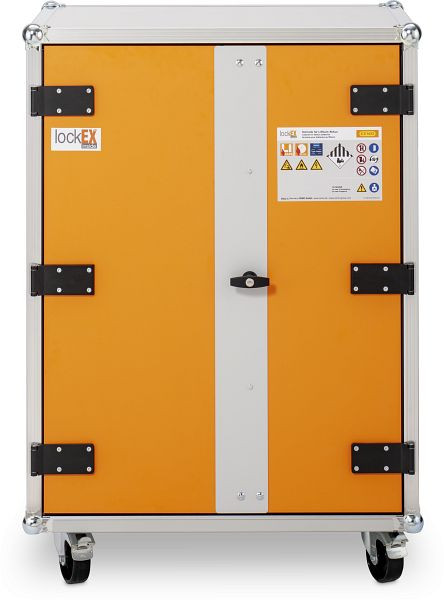 Cemo Akku-Lagerschrank 8/10, mit Rollen, 12107, 4052886482001