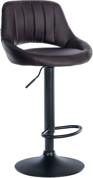 CLP Barhocker Milet Kunstleder schwarz, braun, 322419