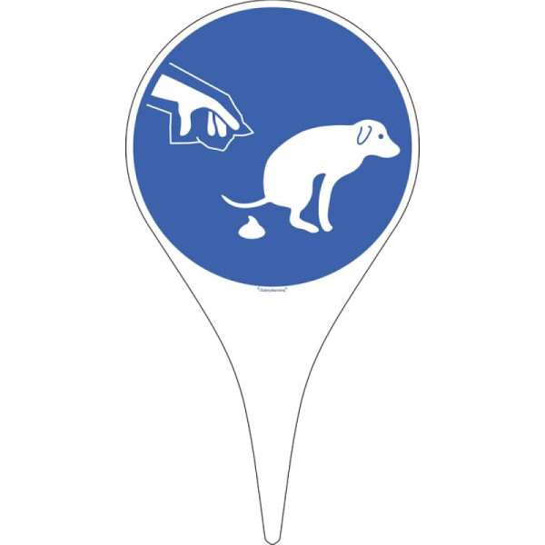 Stein HGS Hundeschild-Erdspieß, Hundekot entfernen, 50.g5111