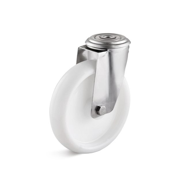 Torwegge Lenkrolle mit Rückenloch, L-IV-PALB-200, 0030149