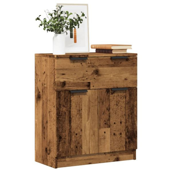 vidaXL Sideboard Altholz-Optik 60x30x70 cm Holzwerkstoff, 856838