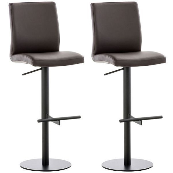 CLP Barhocker Cadiz Kunstleder schwarz, braun, VE: 2 Stück, 315315