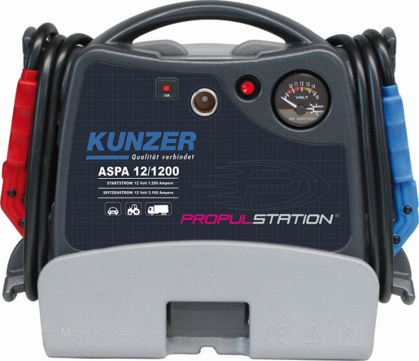 Kunzer AKKU-Start 12V AC/DC, Propulstation 1200CA, ASPA 12/1200