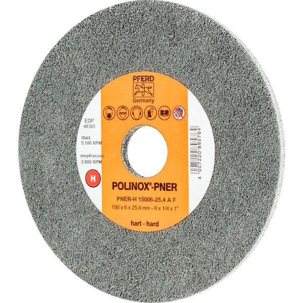 Pferd POLINOX-Kompaktschleifrad PNER-H 15006-25,4 A F, VE: 5 Stück, 44691633