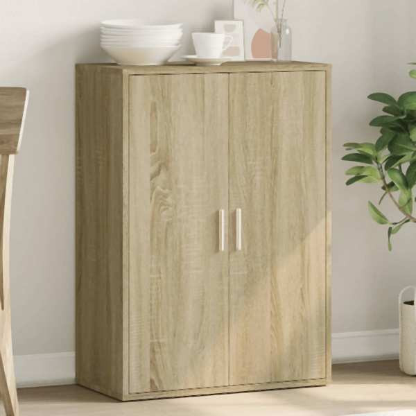 vidaXL Sideboard Sonoma-Eiche 60x31x84 cm Holzwerkstoff, 840487