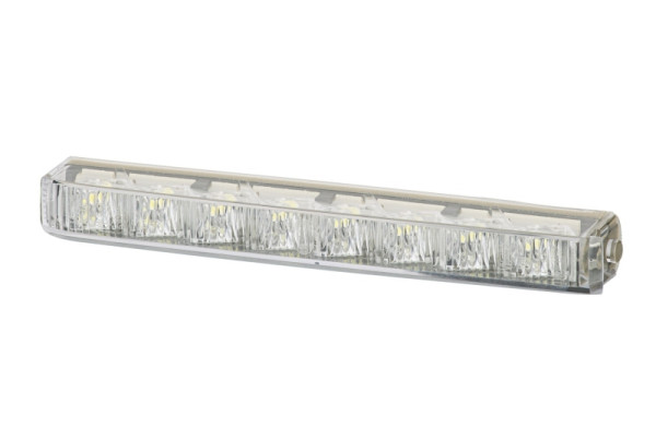 HELLA LED-Tagfahrleuchte, LEDayLine 30, 12V, gerade, ECE/SAE, Lichtscheibenfarbe: glasklar, LED-Lichtfarbe: weiß, 2800mm, beidseitig, 2PT 980 850-001