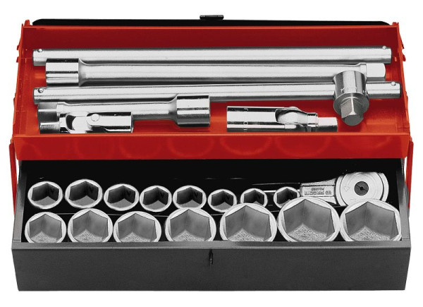 Facom Steckschlüssel 3/4" 6-Kant, Set 22-teilig, K.441A
