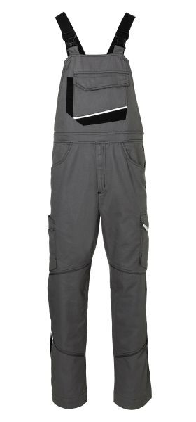 Kübler ICONIQ cotton Latzhose, Farbe: anthrazit/schwarz, Größe: 26, 3140 1301-9799-26