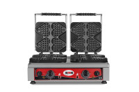 Produktbild von GMG Waffeleisen Ti amo, 8x (13,2 x 12,5 x 2,8cm), 50° bis 300°C feste Backplatte aus Gusseisen, umlaufende Fettfangrinne, Gehäuse Edelstahl, KGW-24 GMG Waffeleisen Ti amo, 8x (13,2 x 12,5 x 2,8cm), 50° bis 300°C feste Backplatte aus Gusseisen, umlaufende Fettfangrinne, Gehäuse Edelstahl, KGW-24