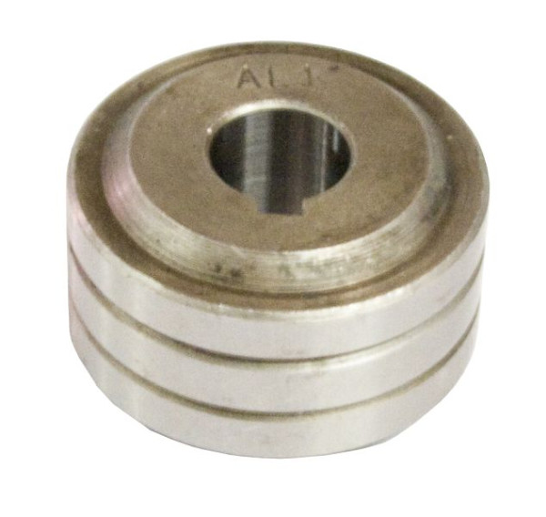 ELMAG Vorschubrolle 1,0/1,2 mm für ETP 220/222/230 SynPuls und EMS 1725 (Außen-Ø 30mm/Innen-Ø 10mm, 18mm breit) für Fe/CrNi/CuSi, TS, 'TRAPEZNUT', 54781