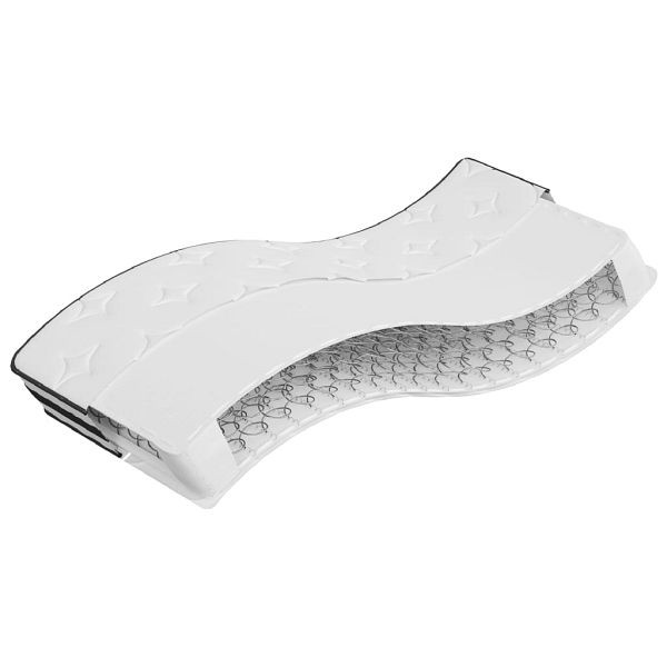 vidaXL Matratze Bonnell-Federkern Mittel 80x200 cm, 372953