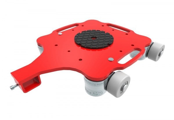 HTS ECO-Skate® ROTOflex Rotationsfahrwerk RFN30, ohne Gummibelag und NY-Rollen, 100300941