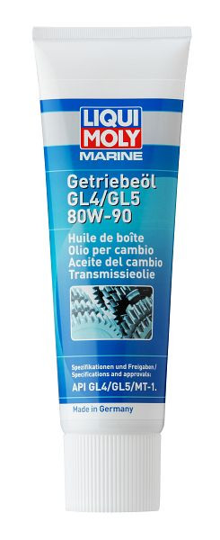 LIQUI MOLY Marine Getriebeöl GL4/GL5 80W-90, Tube Kunststoff, VE: 0,25 Liter, 25030