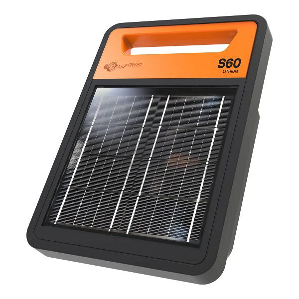 Gallagher S60li Solar-Weidezaungerät inkl. Akku (0,6J - Solar), 352305