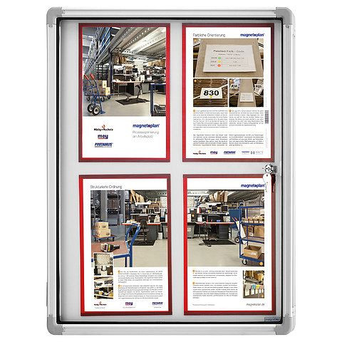 Magnetoplan Schaukasten SP, Größe: 4 x A4, 1215000