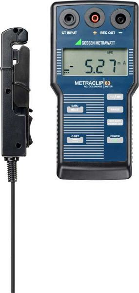 Gossen Metrawatt Zangen-Milliamperemeter zur Messung von Ableitströmen und Prozesssignalströmen (4-20 mA) METRACLIP 64, M311H