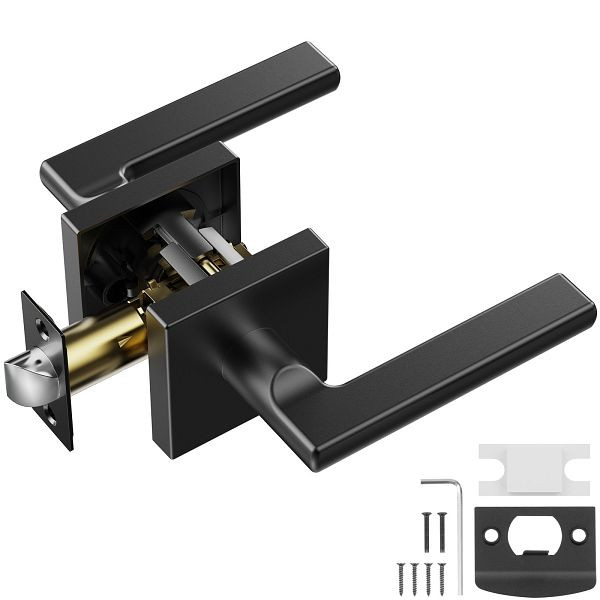 VEVOR 1x Türbeschlag Kompatible Türstärke 35-45mm Türgriff aus Zinklegierung Türklinke OHNE Sperrfunktion, FXTDMBS1J000C0BM2V0