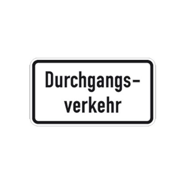 Stein HGS Durchgangsverkehr Nr. 1053-36, 412x750mm /RA1/Flachform 3mm, 1053-36-313