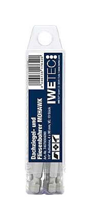 Iwetec Dachziegel- und Fliesenbohrer MOHAWK, 4 mm, VE: 10 Stück, 74979304090