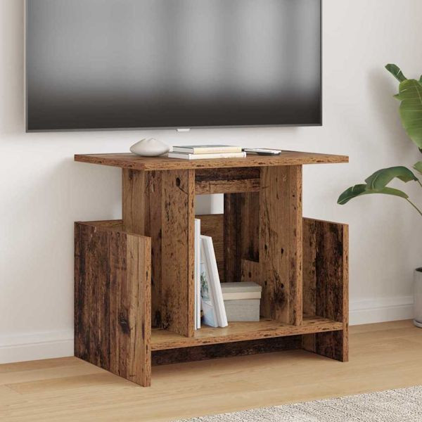 vidaXL TV-Ständer 2 pcs Altholz 50 x 35 x 45 cm Holzwerkstoff, 891013