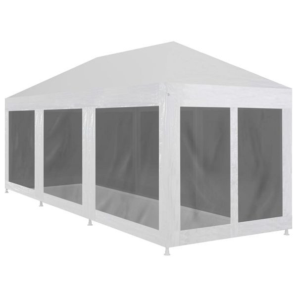 vidaXL Partyzelt mit 8 Mesh-Seitenwänden 9 x 3 m, 45111